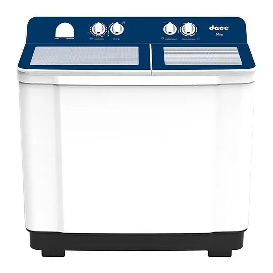 Lavadora Semiautomática Doble Tina 20 Kg Blanca