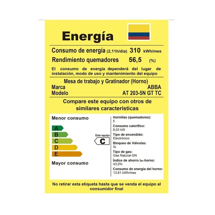 Estufa de Piso  Majestic 4 Puestos Con Horno Gas Natural AT2035N GT T Negro