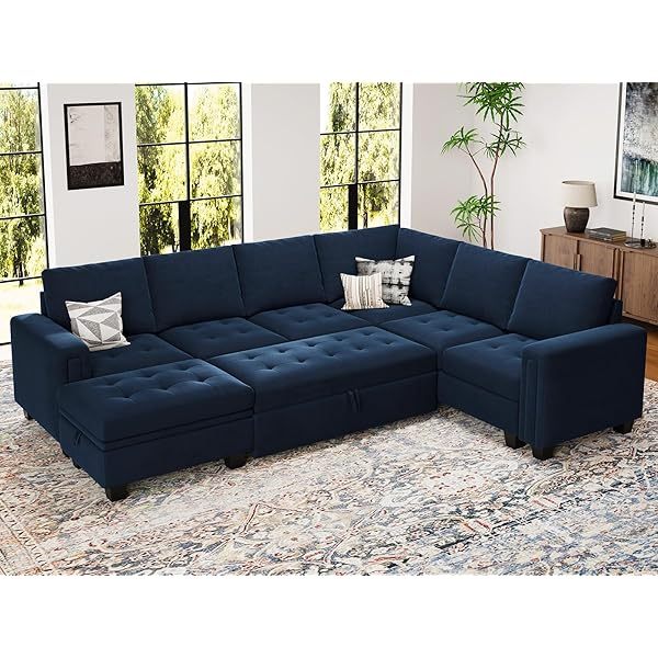 Sofá cama modular seccional con sofá cama extraíble Sofá cama modular de dos plazas