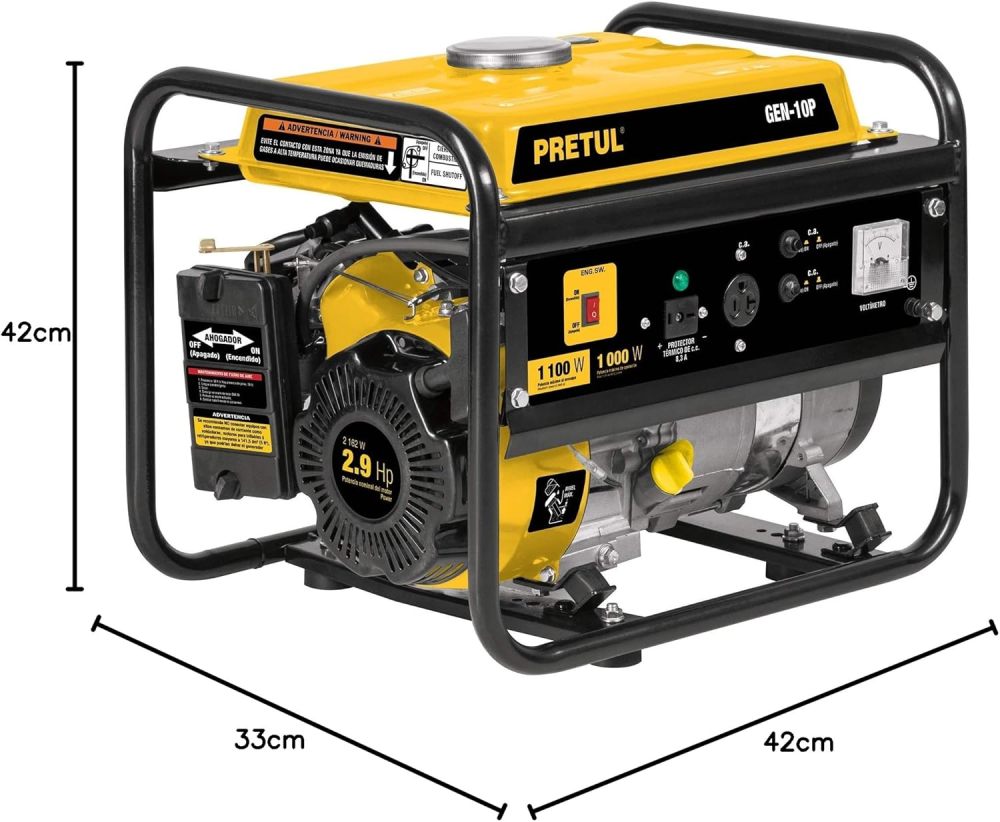 GEN-55P, Generador portátil 6.6 kW motor a gasolina