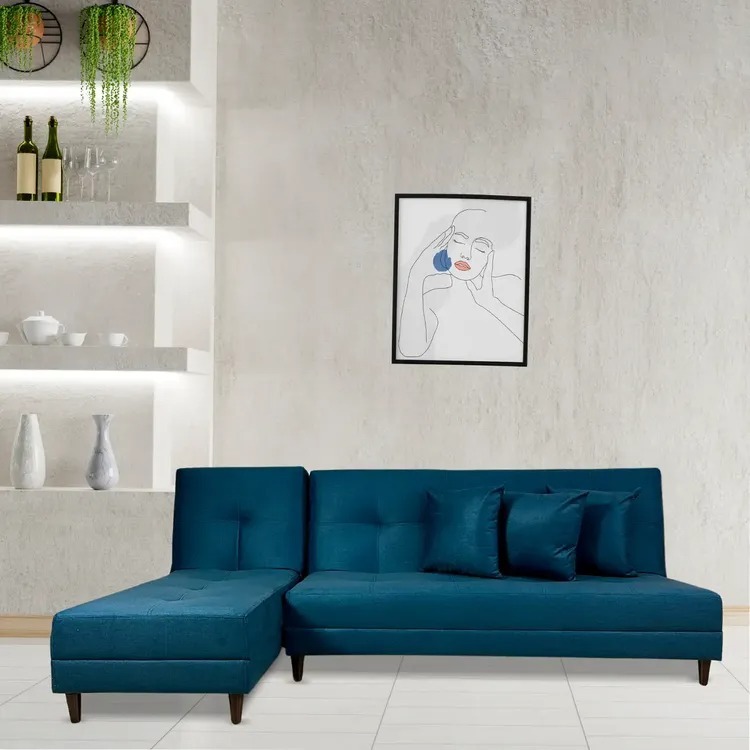 Sofá Esquinero TUKASA Pekín Velvet Gris