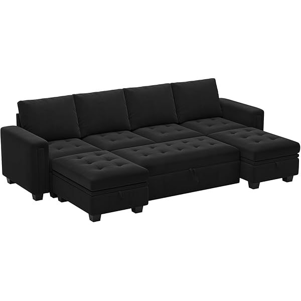 Sofá cama modular seccional con sofá cama extraíble Sofá cama modular de dos plazas