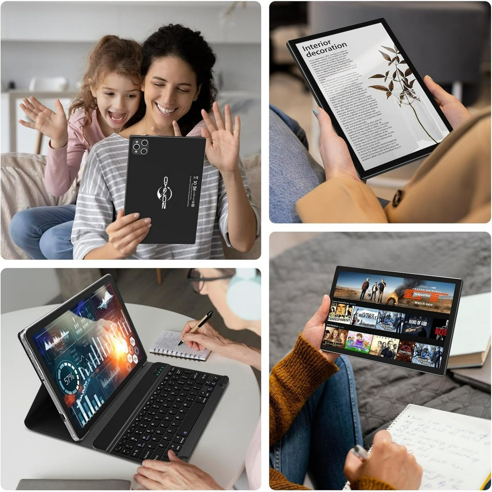 Oferta flash - compra rápida y ahorra-Tableta WiFi 5G de 10 pulgadas, 128 GB de ROM