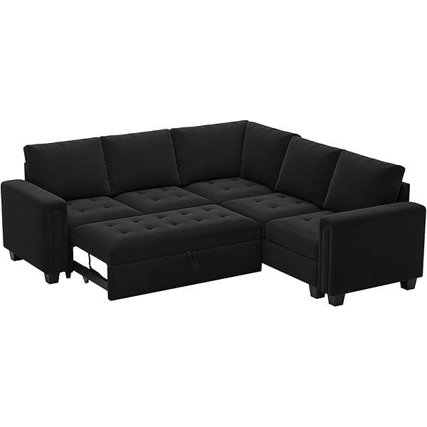 Sofá cama modular seccional con sofá cama extraíble Sofá cama modular de dos plazas