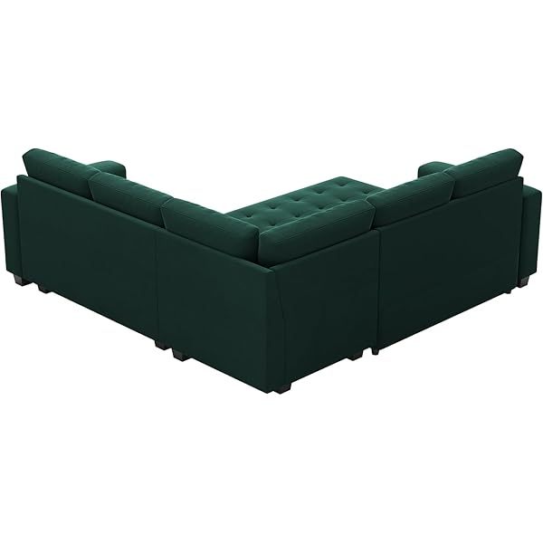 Sofá cama modular seccional con sofá cama extraíble Sofá cama modular de dos plazas