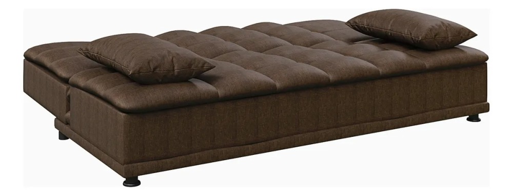Sofá Cama Reclinable Lase Color Gris Oscuro Sillón Para Sala Moderna Rio Tela Oslo Confort Para Descansar Ver Tv O Recibir Visitas