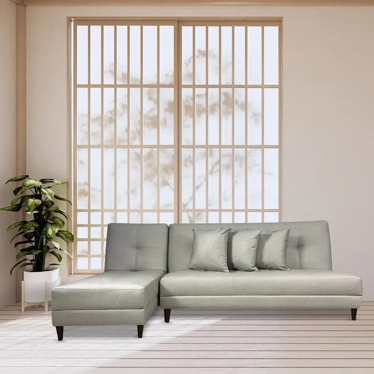 Sofá Esquinero TUKASA Pekín Velvet Gris