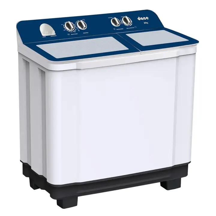 Lavadora Semiautomática Doble Tina 20 Kg Blanca