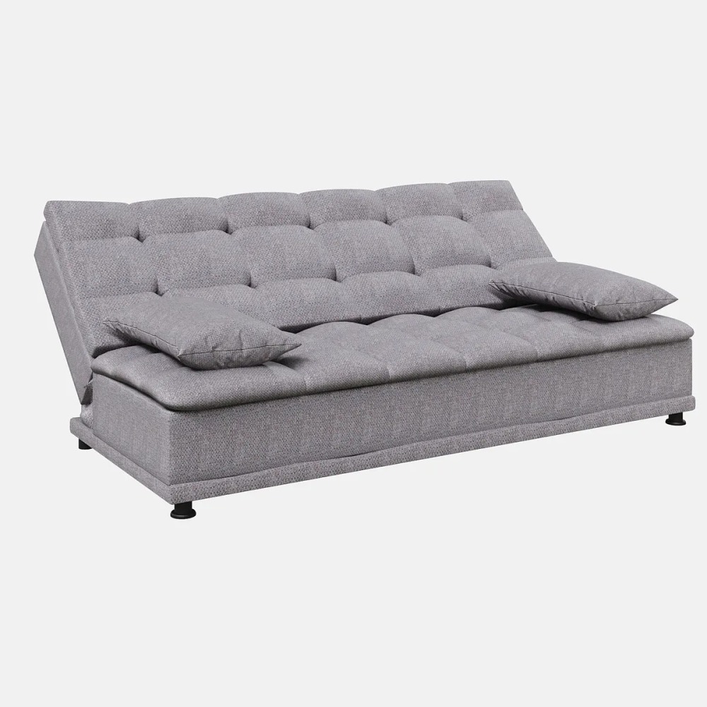 Sofá Cama Reclinable Lase Color Gris Oscuro Sillón Para Sala Moderna Rio Tela Oslo Confort Para Descansar Ver Tv O Recibir Visitas