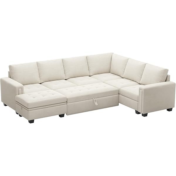 Sofá cama modular seccional con sofá cama extraíble Sofá cama modular de dos plazas