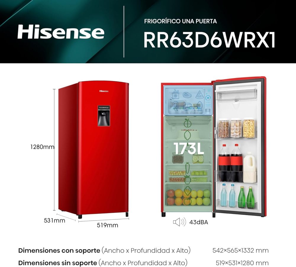 Rebajas por tiempo limitado -RR63D6WBX  6.3 Pies con Dispensador de Agua Negro