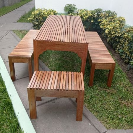 Juego de Comedor Campestre Terraza Wolf