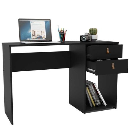 Escritorio Filadelfia 2 Cajones Negro