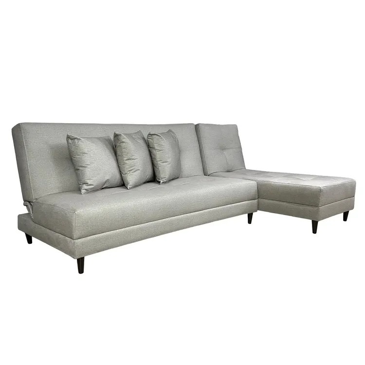 Sofá Esquinero TUKASA Pekín Velvet Gris