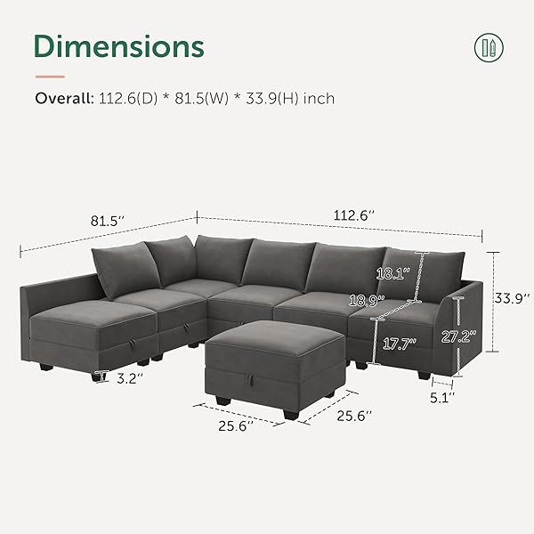 Sofá cama modular seccional con espacio de almacenamiento Sofás cama seccionales de terciopelo