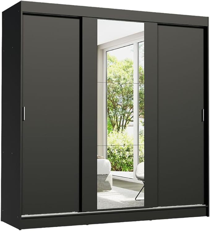Ropero Closet con 3 Puertas y 1 Espejo Reno