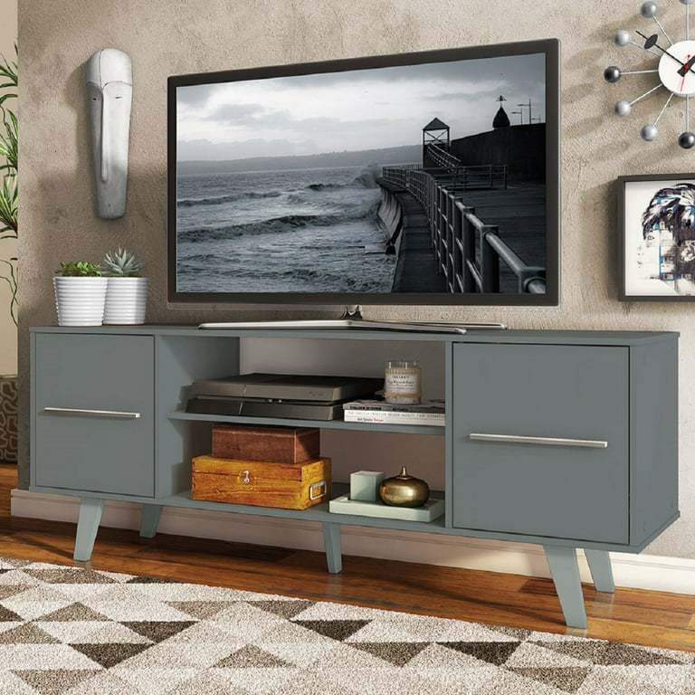 Mueble Para Tv Madesa Copenhaguen 55'' Gris Madesa Copenhaguen