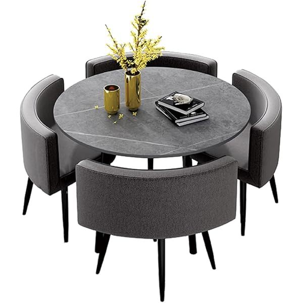 Mesa de comedor de 4 pies, mesa de centro de estilo moderno, mesa de comedor de 31,5 pulgadas, mesa de cocina de piedra simple para el hogar, restaurante, cafetería