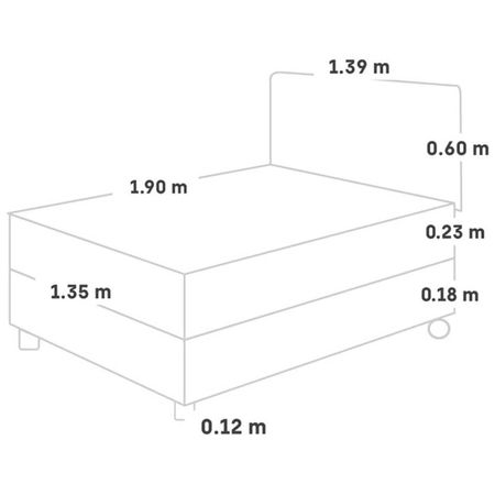 Dormitorio  Lifestyles 2 Plz + Sofá Cama + 2 Almohadas + Protector