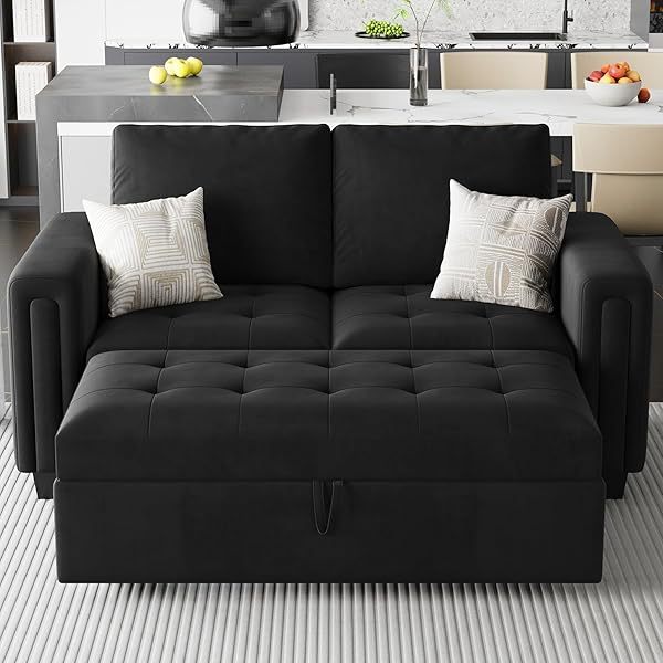 Sofá cama modular seccional con sofá cama extraíble Sofá cama modular de dos plazas