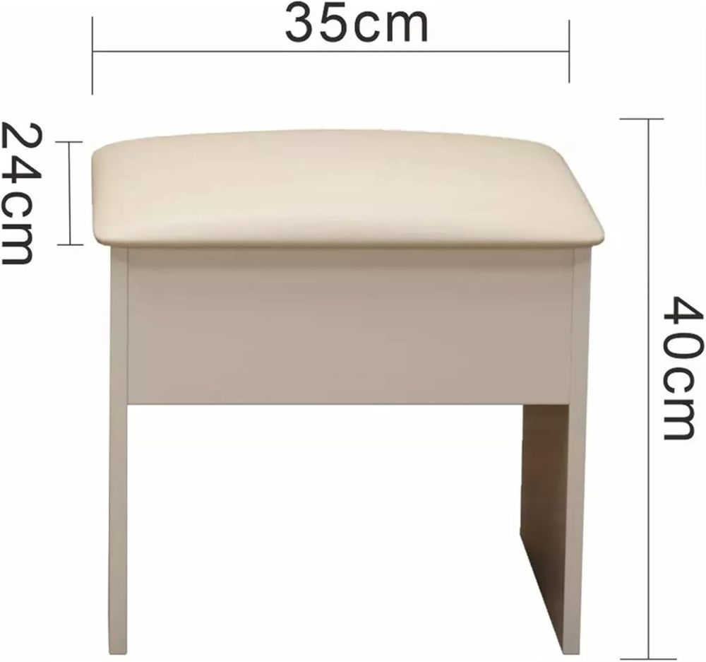Tocador, tocador con espejo iluminado, 2 cajones, mueble RGB, 100x40x132cm (marrón claro)