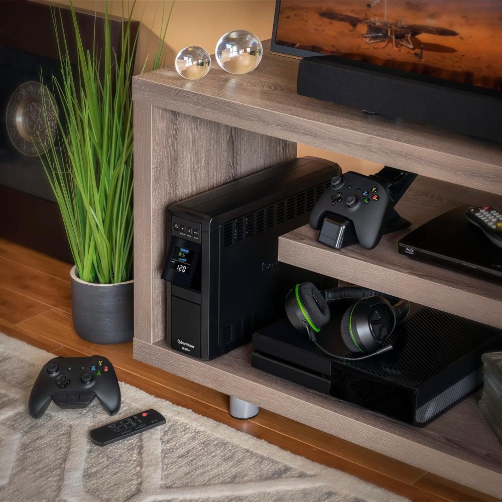 CP1000PFCLCD PFC Sinewave UPS 1000VA 600W PFC Compatible Mini
