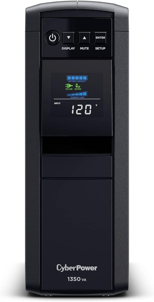 CP1000PFCLCD PFC Sinewave UPS 1000VA 600W PFC Compatible Mini