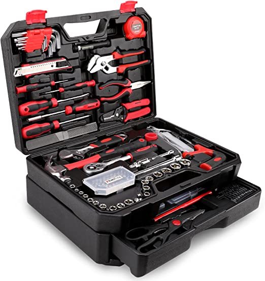 KingTool Kit de herramientas de reparación del hogar de 325 piezas