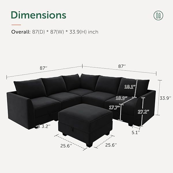 Sofá cama modular seccional con espacio de almacenamiento Sofás cama seccionales de terciopelo