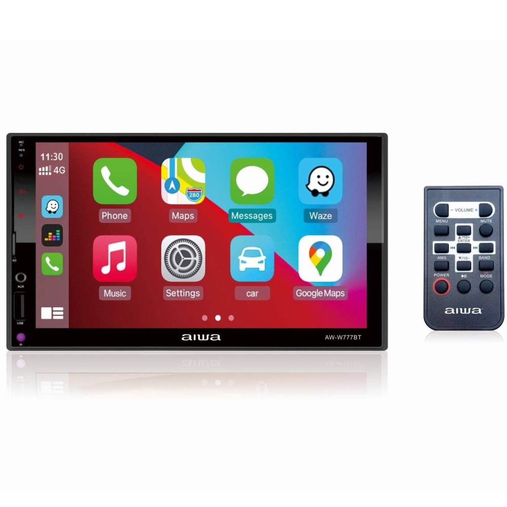 Autoradio Aiwa 7 Bluetooth Mirrorlink AndroidAuto Carplay con Camara
