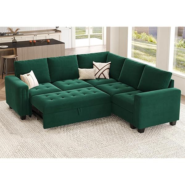 Sofá cama modular seccional con sofá cama extraíble Sofá cama modular de dos plazas