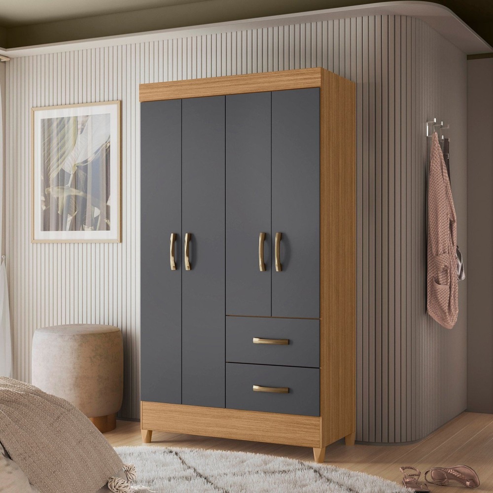 COMBO CLOSET 4P+COMODA DOB GRAP