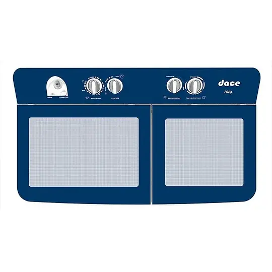Lavadora Semiautomática Doble Tina 20 Kg Blanca