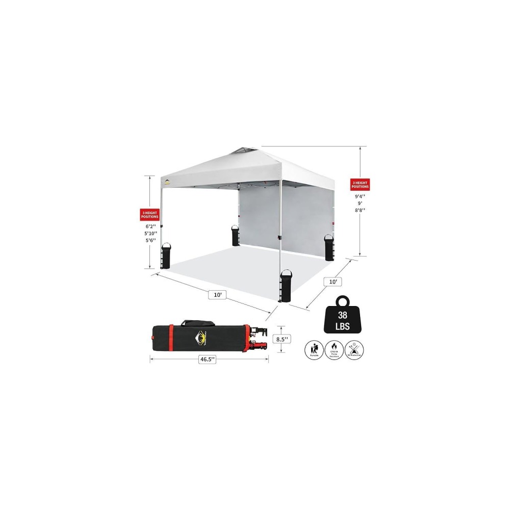 Toldo Desplegable de 10 x 10 Crown Shades
