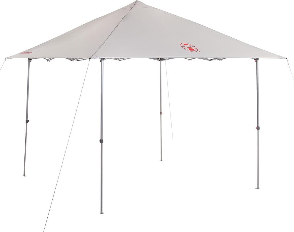 Coleman Light & Fast - Tienda de campaña desplegable de 10 x 10 pies, Refugio portátil para el Sol se instala en 3 Minutos y Pesa 10 Libras más Ligero Que refugios comparables, Ideal para Playa