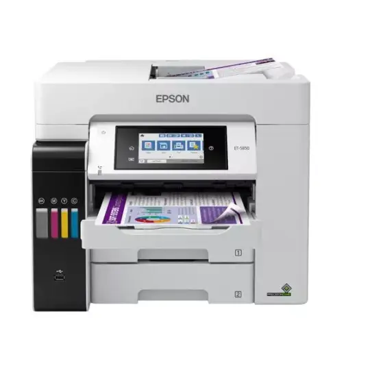 Impresora multifunción a color inalámbrica  ET-5850 Supertank