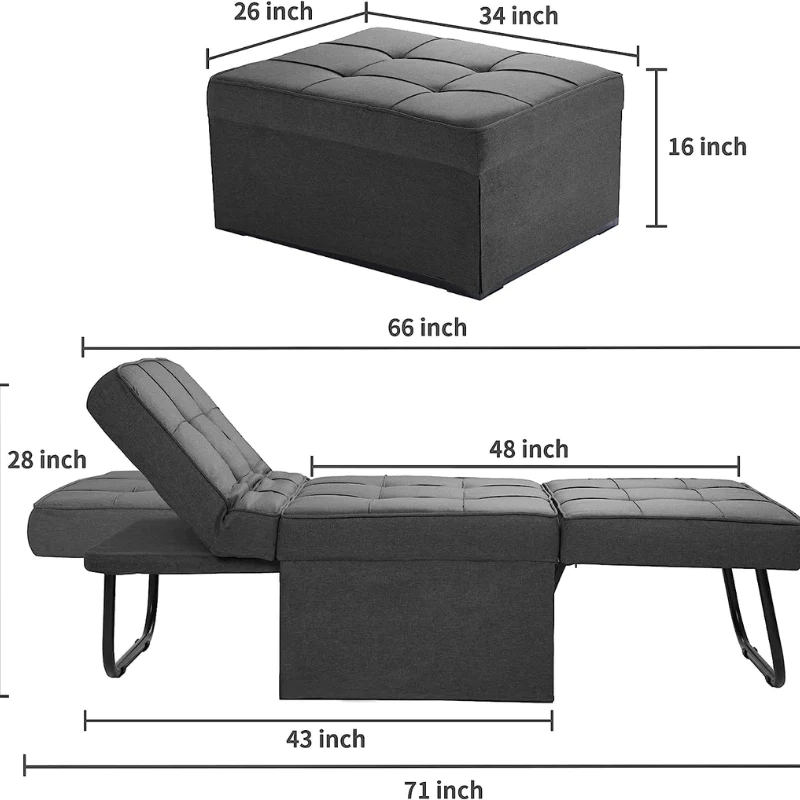 🔥Venta de liquidación✨Sofá cama convertible 4 en 1