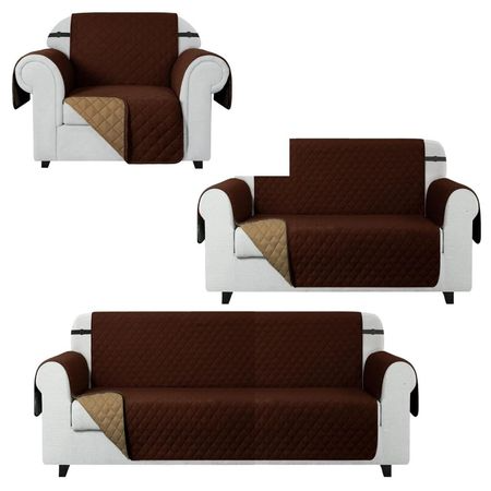 Cobertor Reversible de Muebles de 1, 2 y 3 Asientos Turquesa