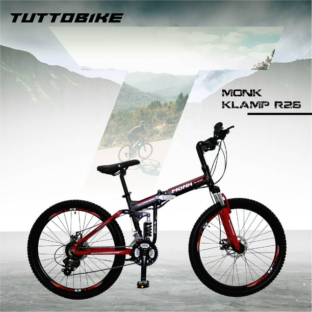 Oferta flash - compra rápida y ahorra Bicicleta Montaña Rodada 26 24 Velocidades Plegable