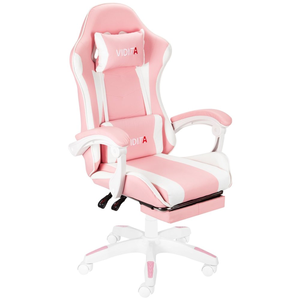 Set Silla Gamer Con Reposapiés y Escritorio Gamer T-RGB 120cm Negro