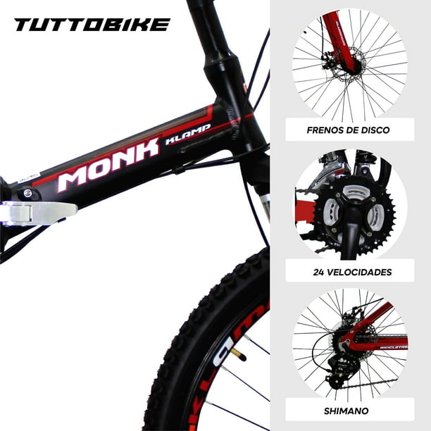 Oferta flash - compra rápida y ahorra Bicicleta Montaña Rodada 26 24 Velocidades Plegable