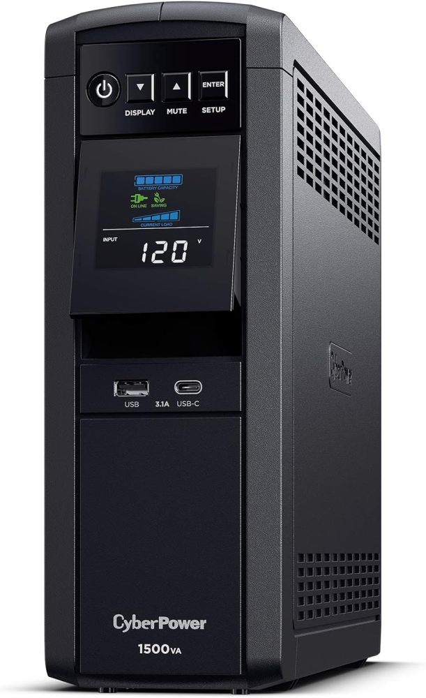 CP1000PFCLCD PFC Sinewave UPS 1000VA 600W PFC Compatible Mini