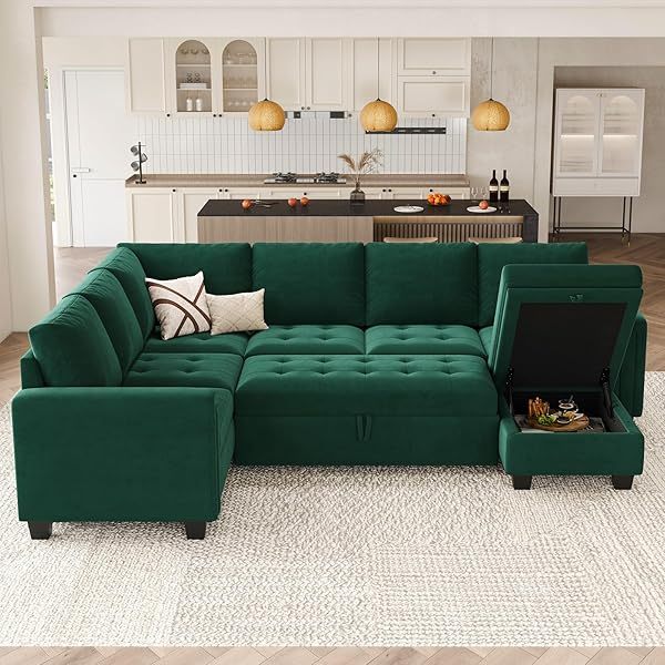 Sofá cama modular seccional con sofá cama extraíble Sofá cama modular de dos plazas