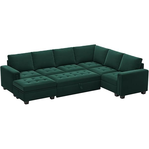 Sofá cama modular seccional con sofá cama extraíble Sofá cama modular de dos plazas