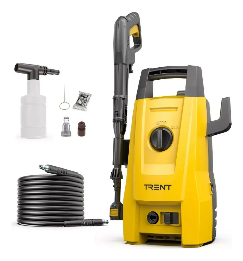 Hidrolavadora Electrica Hlt203 1400w Alta Presion 1600 Psi 110 Bar Con Accesorios