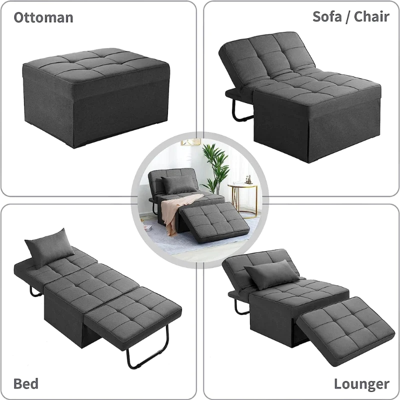 🔥Venta de liquidación✨Sofá cama convertible 4 en 1