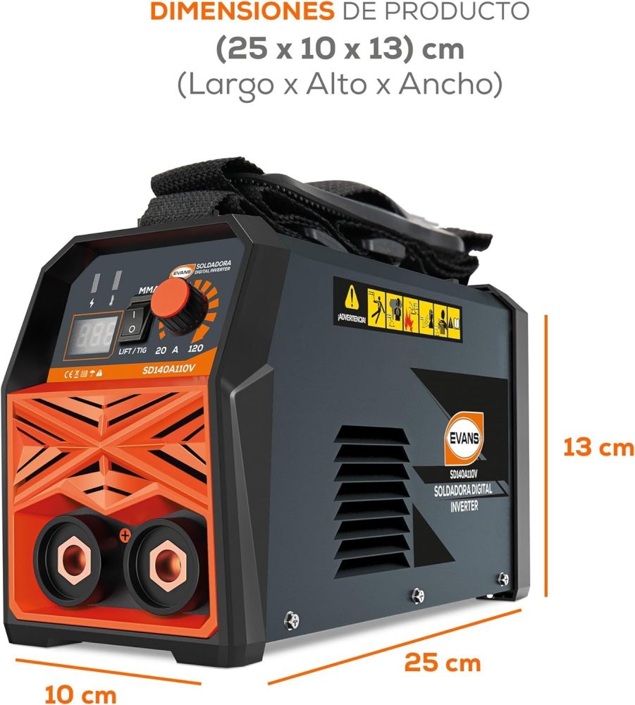 Soldadora digital 140A 110 V