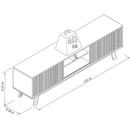 Mesa para TV  Zurich 70''