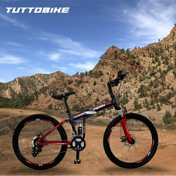 Oferta flash - compra rápida y ahorra Bicicleta Montaña Rodada 26 24 Velocidades Plegable