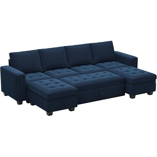 Sofá cama modular seccional con sofá cama extraíble Sofá cama modular de dos plazas